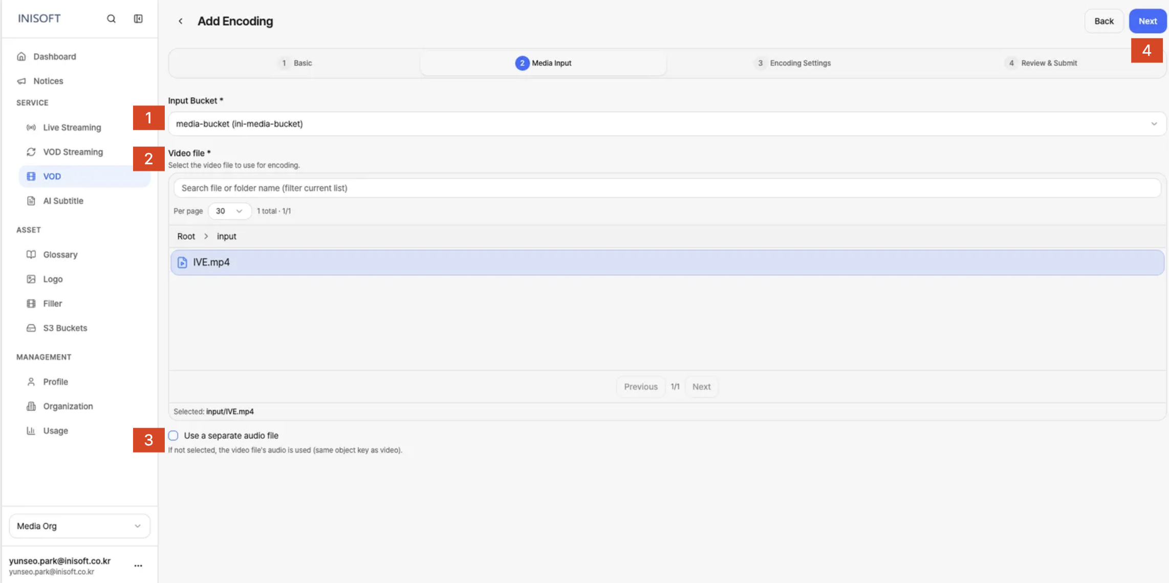 Add encoding - step 2