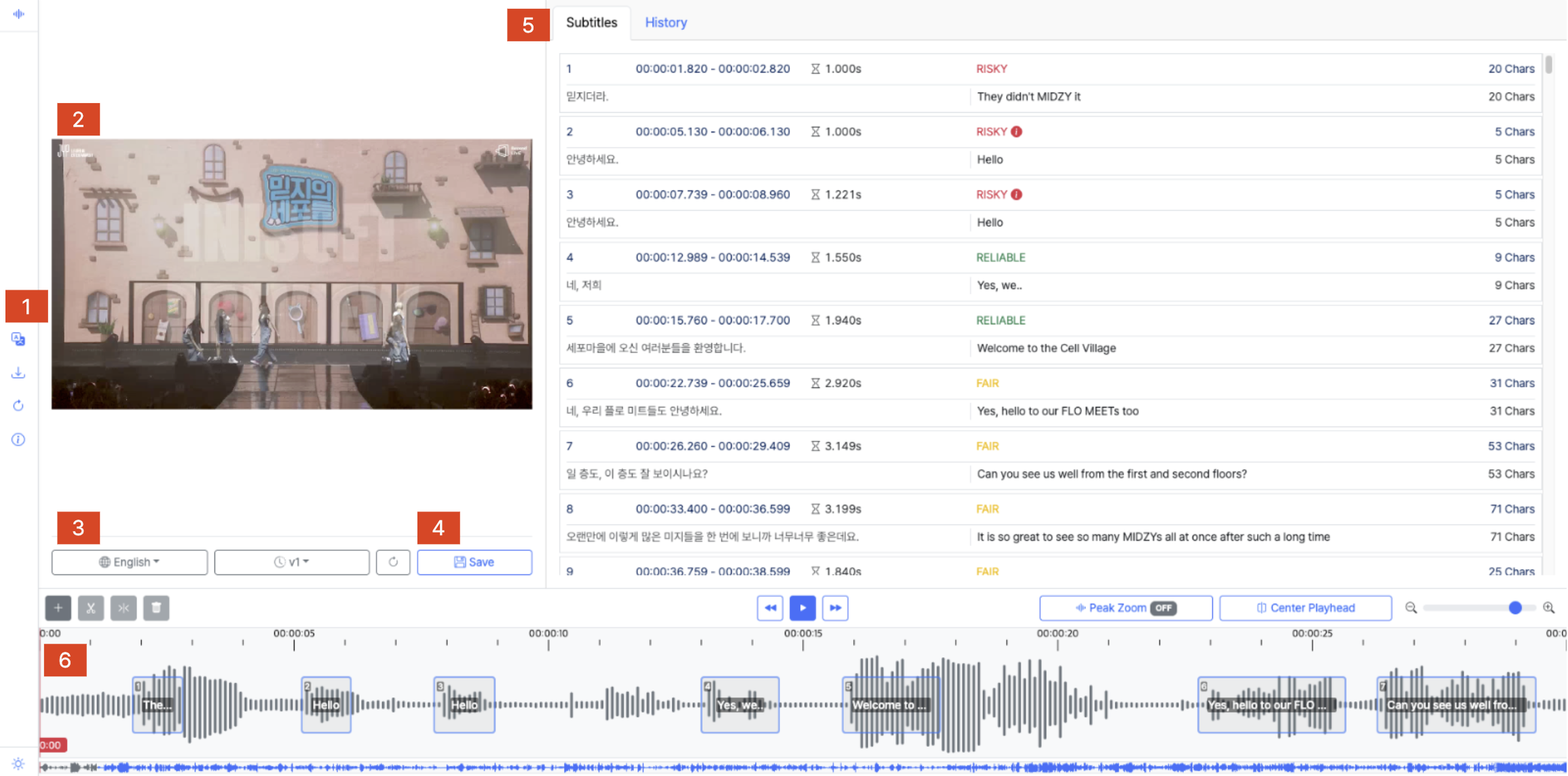 subtitle editor overview