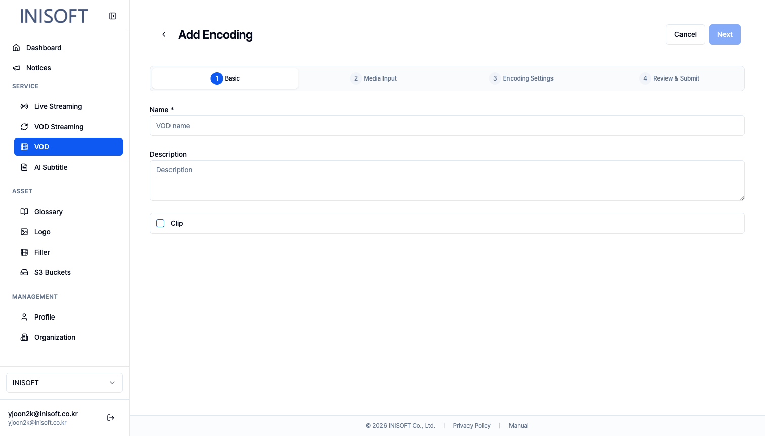 Add Encoding Basic